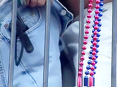 Fabulous pornstar in horny voyeur, outdoor sex scene