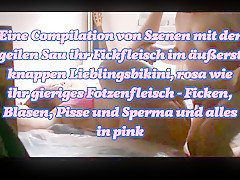 Ullas neonpink fickbikini