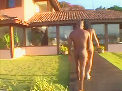 Hottest pornstar in exotic brunette, outdoor adult video