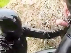 Crazy homemade Blowjob, Outdoor xxx scene