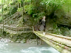 Exotic Japanese model Yuuna Takenouchi in Crazy Outdoor JAV movie