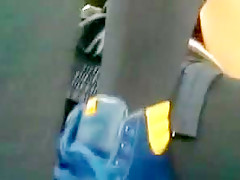 Two girls play in car park