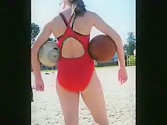 Crazy good asses in bathing costumes