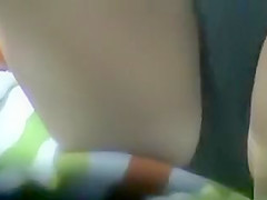 Beautiful cameltoe flashers in tight bikini bottoms