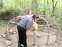 Sister Dee & Master Abraham in Sweltering Hot Bondage... Sister Dee At Leather Retreat - HogTied