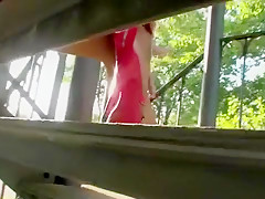 Incredible amateur Solo Girl, Outdoor adult scene