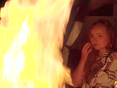 Anissa Kate & Lady Bug in The Campfire - FakehubOriginals
