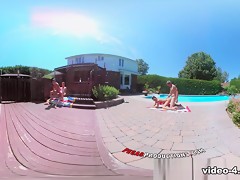 Shana Lane in Orgy in Virtual Reality (ver. 360) - PegasProductions