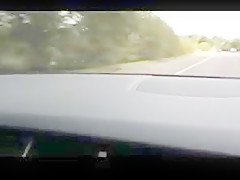 Sexy uk milf tiny tit topless challenge in car