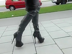Crazy homemade High Heels, Fetish porn clip