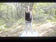 Sexy uk milf hoola hoop striptease