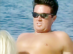 Fabulous pornstar in amazing vintage, public porn movie