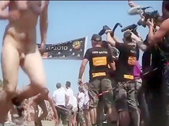 Take a look at this crazy nude marathon