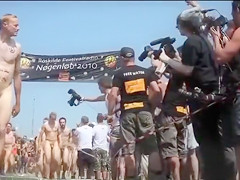 Take a look at this crazy nude marathon