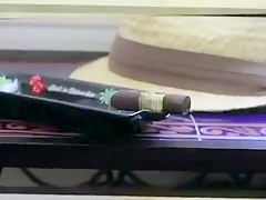Amazing homemade Solo Girl, Smoking adult clip