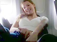 Airplane masturbation