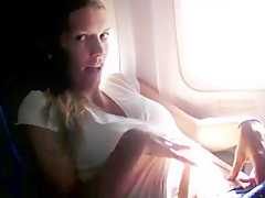 Airplane masturbation