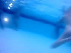 Nudist girl gets her pussy pounded in the pool