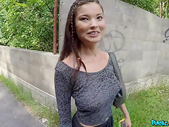 Martin Gun & Miyuki Son in Outdoor sex under a railway bridge - PublicAgent