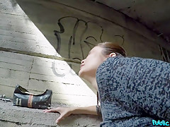Martin Gun & Miyuki Son in Outdoor sex under a railway bridge - PublicAgent