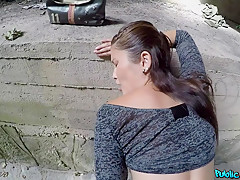 Martin Gun & Miyuki Son in Outdoor sex under a railway bridge - PublicAgent