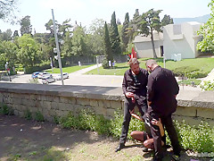 Spanish Slut Frida Sante Fucked Outdoors - PublicDisgrace