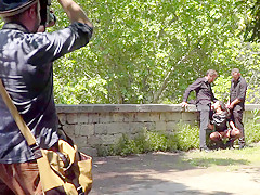 Spanish Slut Frida Sante Fucked Outdoors - PublicDisgrace