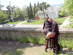 Spanish Slut Frida Sante Fucked Outdoors - PublicDisgrace