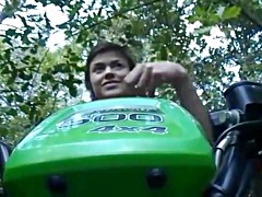 Beautiful french amateur outdoor