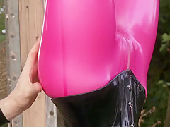 Best pornstar Lucy Latex in crazy dildos/toys, brunette porn movie