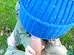 Lola Bambola & Martin Gun in Lost dog leads to hot outdoors sex - PublicAgent