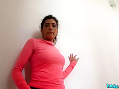 Martin Gun & Penelope Cum in Hot Spanish jogger fucks on stairs - PublicAgent