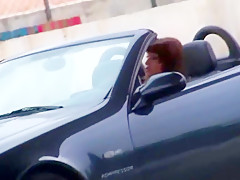 Horny latina has sex with a mechanic