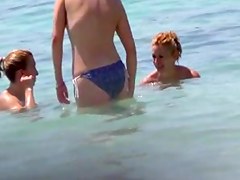 incredible sister beach topless ibiza