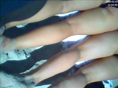 Amateur bikini teens ass hidden spy cam voyeur beach candid