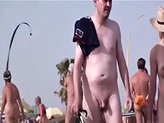 French nudist beach Cap d'Agde people walking nude 06