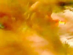 Nude Beach - Small Tits Brunette Dildo Filmed by Voyeur