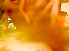 Nude Beach - Small Tits Brunette Dildo Filmed by Voyeur