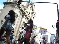 Street voyeur filmed a hot chick with nice bum