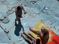 Candid beach camera filmed a sexy lassie