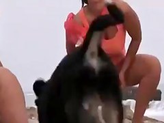 Voyeur - Beach. BBW and friend