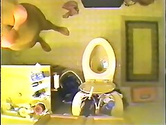 Voyeur spy cam filmed a sexy vixen stripping