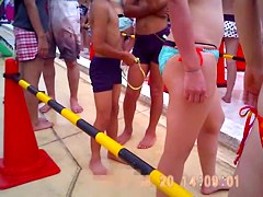 Midsummer super close Taking! Blimey Sican in the pool "summer daughter" File.13