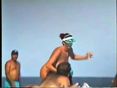 Busty Nudist on the Beach