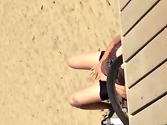 Beach rubbing