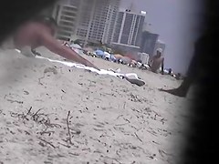 Nude Beach Blonde Big Tits Voyeur