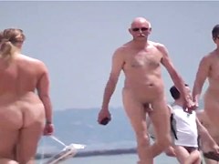 French nudist beach Cap d'Agde people walking nude 03