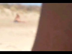 Couple split by Strangers on a nude beach