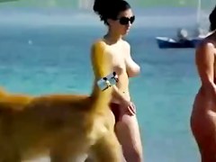 Nude beach big tits