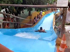 He filmed her friends at the water park